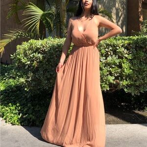 Coral Maxi Dress
